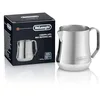 Image de De'Longhi Pichet à mousse de lait, en acier inoxydable, 500 ml, outil de barista, pichet pour machine à expresso, cappuccino, latte Art, DLSC069 en occasion ou reconditionné