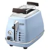 Image de De'Longhi Icona Vintage CTOV 2103.AZ - Grille-pain - 2 tranche - 2 Emplacements - bleu ciel
