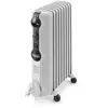 Image de De'Longhi Radia S - Radiateur à Huile pour Pièces jusqu'à 60m³, Chauffage Électrique avec Thermostat de Sécurité, 9 Éléments, Chauffage Personnalisé avec Antigel, Portable, 2000W, Blanc (TRRS0920) en occasion ou reconditionné