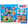 Image de Jeux de société en 1 mémo + puzzle + dominos + cubes Clementoni Bestway Paw Patrol (x4) Multicolore 6x27x38 cm 639747