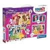 Image de - Edukit - Disney Princesses - Coffret Apprentissage 4 En 1 - 2 Puzzles, 1 Mémo, 1 Jeu De 6 Cubes - Fabriqué En Italie