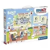 Image de Edukit - Bluey - Coffret apprentissage 4 en 1 - 2 puzzles, 1 mémo, 1 jeu de 6 cubes - Fabriqué en Italie - Dés 4ans
