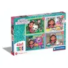 Image de Puzzle 4 en 1 Gabby's Dollhouse