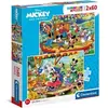 Image de - Puzzle Enfant - Mickey Mouse - 2X60 Pieces - Coloré Et Captivant - Fabriqué En Italie