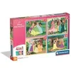 Image de Puzzle 4 en 1 - Disney Princess