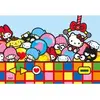 Image de Puzzle de 24 pièces maxi Hello Kitty Multicolore 37x25x5 cm 636108