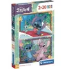 Image de Puzzle de 2x20 pièces enfant Clementoni Disney Stitch Multicolore 33,5x23,5 cm 8005125248094