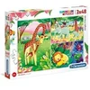 Image de puzzle Les amis de la jungle 48 pièces 3 pièces
