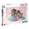 Image de puzzle Supercolor Sweet Kittens 104 pièces