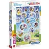 Image de Puzzle de 104 pièces Clementoni Disney Classic Bleu 48,5x33,5 cm 8005125271191