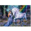 Image de Puzzle Compact 1500 pièces : Anne Stokes : Le bois des jacinthes