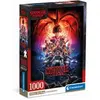 Image de Puzzle 1000 pièces Clementoni Stranger Things Noir TU A2304786