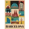 Image de Puzzle 1000 pièces Compact : Style in the City - Barcelone Clementoni