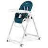 Image de Chaise Haute Prima Pappa FollowMe Petrolio - PEGPEREGO - Bleu