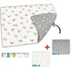 Image de Tapis d'éveil enroulable à double motif Madmat Blanc TU 705000216