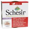 Image de Schesir Dans L'eau De Cuisson Thon Avec Du Boeuf Et De La Nourriture Humide Pour Chat Avec Du Riz 85g