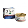 Image de Schesir chat - thon, blanchailles et riz au naturel - 85 g