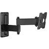 Image de CME EDR100 - Kit de montage (support mural, double bras) - Incliner et tourner - pour écran plat - noir - Taille d'écran : 14"-25" - montable sur mur