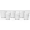 Image de - set de 6 gobelets 90cl blanc - y0tz502