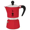 Image de Bialetti Rainbow Caffettiera Colorata, Alluminio, Rossa, 3 Tazze en occasion ou reconditionné