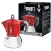 Image de Bialetti - Moka Induction, Cafetière Moka, Convient à Tous Les Types de Plaques de Cuisson, 6 Tasses d'Espresso (270 Ml), Rouge en occasion ou reconditionné