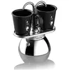 Image de Set mini induction 2 tasses noir - - Noir - Aluminium