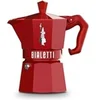 Image de Cafetière Moka Exclusive rouge 3 tasses - - Rouge - Aluminium