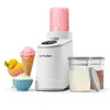 Image de nutribullet Chill   Machine à desserts glacés, gelato, sorbet, smoothie, yaourt glacé, crème glacée, 5 programmes automatiques, 3 récipients, couvercles, idéale pour les familles, blanche (NBD0503W) en occasion ou reconditionné