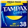 Image de Tampax Tampons Réguliers Compak 38 Unités One Size