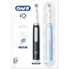 Image de Oral-B IO 3 Lot De 2, Brosses a Dents Électriques Noire et Bleue, 2 Brossettes, 1 Étui De Voyage en occasion ou reconditionné