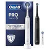 Image de Oral-B Pro 3 3900 Brosses À Dents Électriques, Lot De 2, Contrôle De Pression Pour Protéger Les Gencives Sensibles, Mode Blancheur, 3 Brossettes Rondes De Rechange, 1 Chargeur, Blanche Et Noire en occasion ou reconditionné