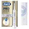 Image de Oral-B Pro Series 3, Brosse À Dents Électrique, Édition Spéciale, Contrôle De La Pression Sur Les Gencives, 3 Modes De Nettoyage, 1 Manche Blanc, 1 Brossette Ronde De Rechange, 1 Étui De Voyage en occasion ou reconditionné