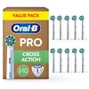 Image de Oral-B Brossettes de Rechange Cross Action, lot de 10, Blanches | Recharges Brosse à Dents Électrique Pro, Filaments pour Eliminer la Plaque Dentaire, Emballage en Carton en occasion ou reconditionné