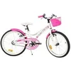 Image de Vélo enfant Dino Bikes 20 pouces Hello Kitty Rose et blanc Freins V-brake double