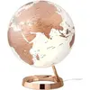 Image de Globe terrestre lumineux Light & Colour Ø 30 cm - Métal cuivré