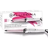 Image de Bellissima Fer à Friser Conique GT15 200 - Revêtement en Céramique, Forme Conique - Chauffage Rapide et Thermo Control + Gant Thermique - Fer à Boucler Couleur Blanc Argent - Tout Type de Cheveux en occasion ou reconditionné