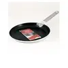 Image de Cocottes crêpes crêpes pan, en aluminium, avec manche tubulaire en acier inoxydable, argent