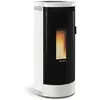 Image de Poêle à granulés de bois 9kw blanc debbycxblanc
