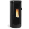 Image de Poêle à granulés de bois 9kw noir debbycxnoir