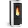 Image de Poêle à granulés de bois 8kw blanc miettaevoblanc