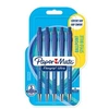 Image de Paper Mate Flexgrip Ultra - 5 Stylos bille rétractables - Bleu - Pointe 1.0mm - sous blister