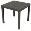 Image de Table en résine 80 x 80 x h72 cm couleur anthracite TBL028AN