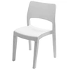 Image de Chaise de jardin Blanche Intérieur/extérieur 50x51xH82cm