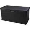 Image de Coffre de jardin 340L - Résine anthracite 118x59x57cm - Extérieur cadenassable