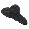 Image de Selle bioaktive trekking gel femme noir rail acier 450g 196x265mm (sur carte)