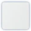Image de Bouche de diffusion carrée Ø125 mm Blanc BFCD125