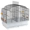 Image de Ferplast Cage pour Canaris et Oiseaux Exotiques CANTO, Petite Cage de Reproduction avec Séparation et Accessoires