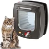Image de Ferplast Chatiere a puces éléctroniques, Porte pour Chats, Entrée et Sortie Contrôlables à 4 Voies, Proctection contre les Courants d'air, Collier Chat avec Puce Inclus, SWING MICROCHIP Marron en occasion ou reconditionné