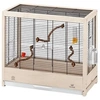Image de Cage pour Oiseaux en bois FSC GIULIETTA 4, Canaris, Perruches et Oiseaux exotiques, Accessoires inclus