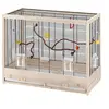 Image de Cage pour Oiseaux en bois FSC GIULIETTA 6, Canaris, Perruches et Oiseaux exotiques, Accessoires inclus
